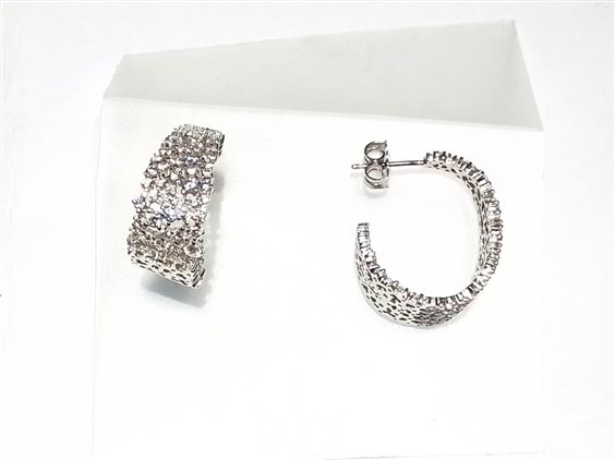 Ohrringe Misis Dame EMERA in Silber Zircone OR10405RH - OR10405RH